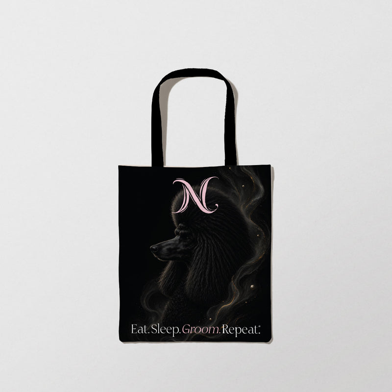 Liz’N Bibi Sacoșă full print Black Poodle