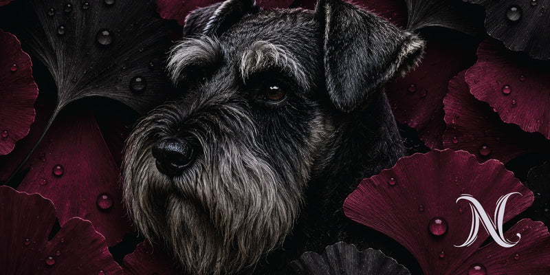 Liz'N Bibi Table mat 75x35 cm / Mousepad Schnauzer
