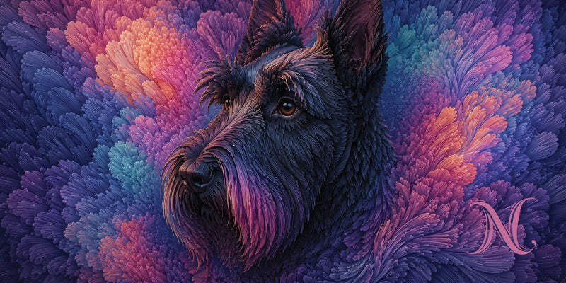 Liz'N Bibi Table mat 75x35 cm / Mousepad Scottish Terrier