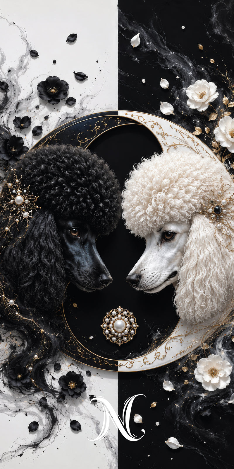 Liz'N Bibi Table mat 75x35 cm / Mousepad Unframed