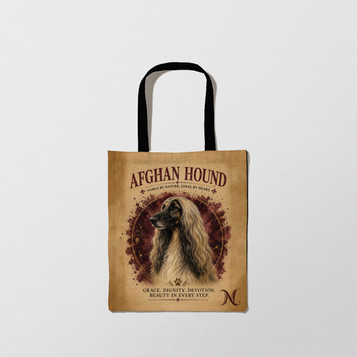 Liz’N Bibi Sacoșă full print Afghan Hound