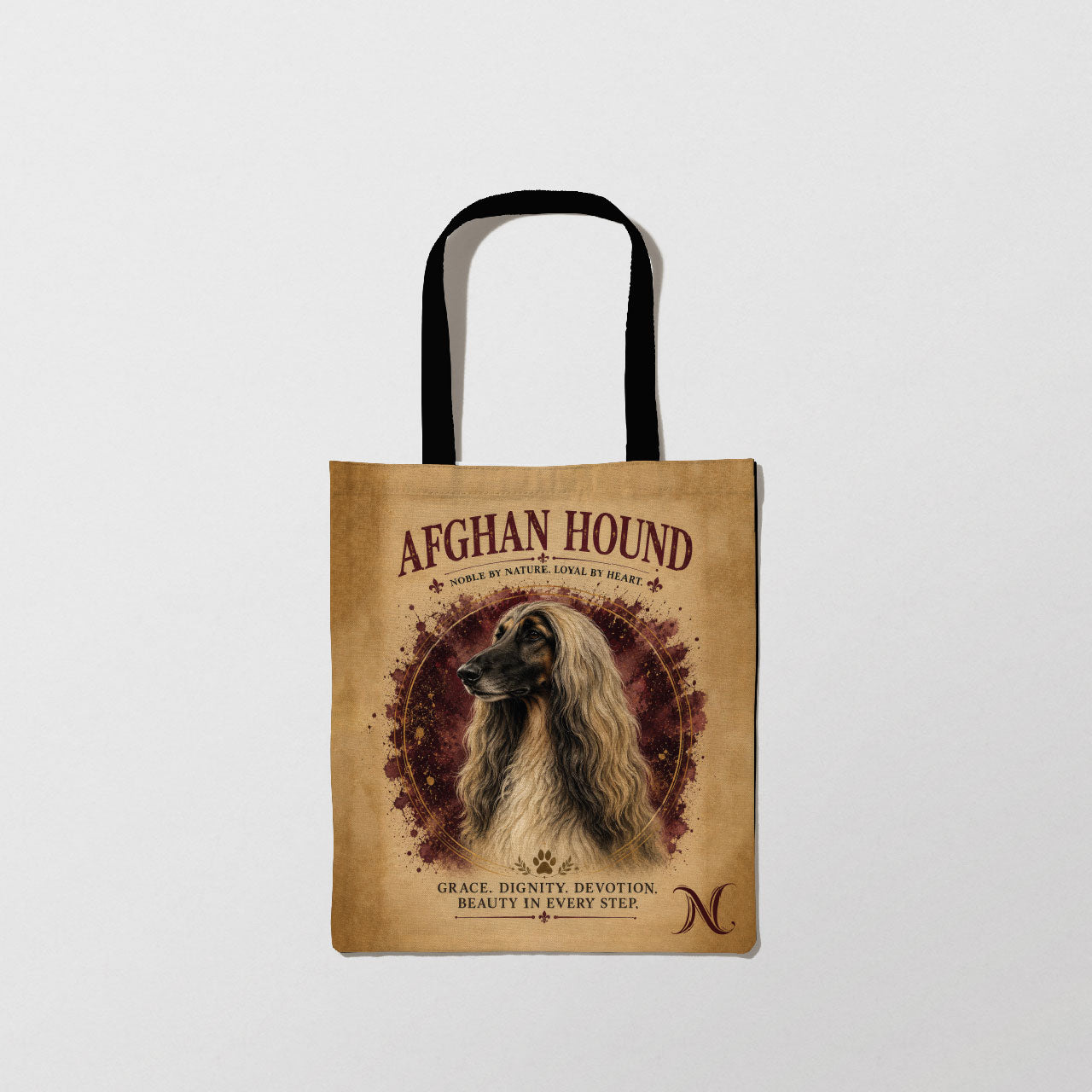 Liz’N Bibi Sacoșă full print Afghan Hound