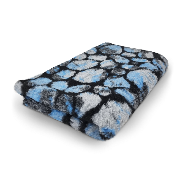 VET BED Covors Antiderapant Stepping stones albastru