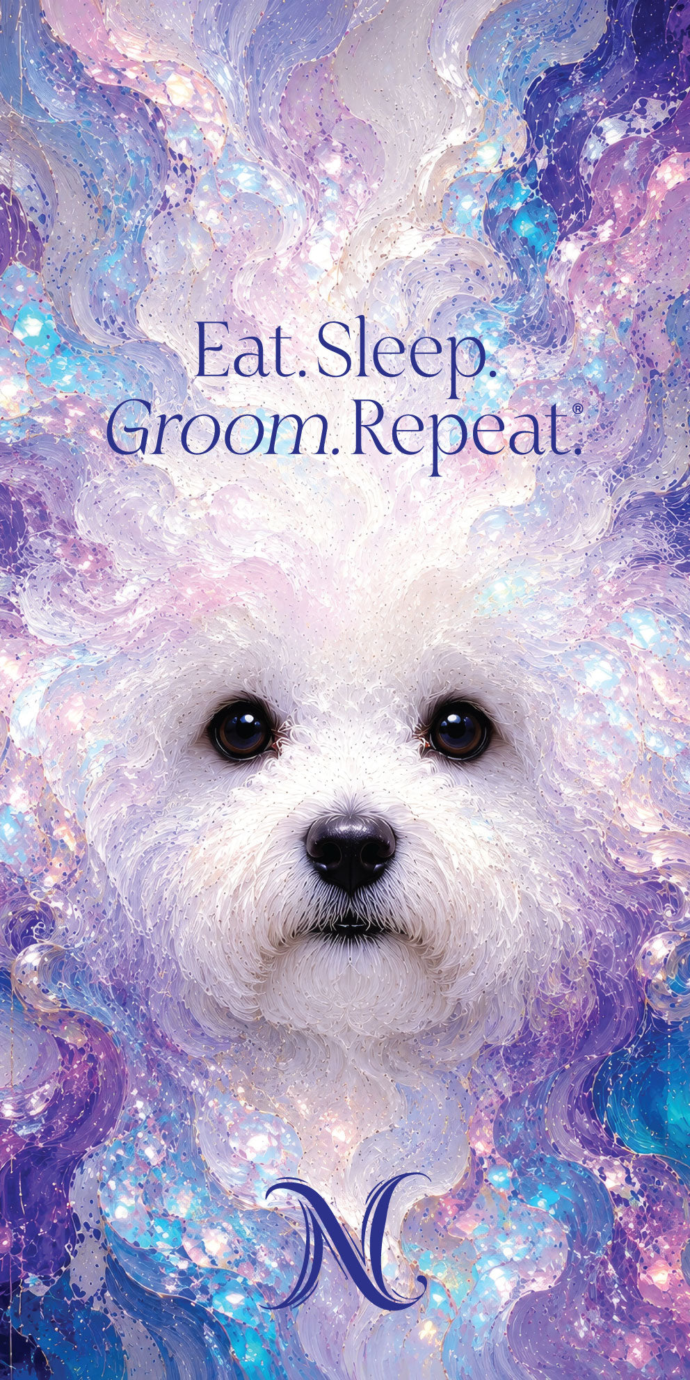 Liz'N Bibi Table mat 75x35 cm / Mousepad Bichon