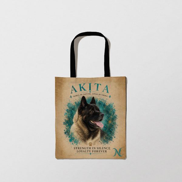 Liz’N Bibi Sacoșă full print American Akita Russo