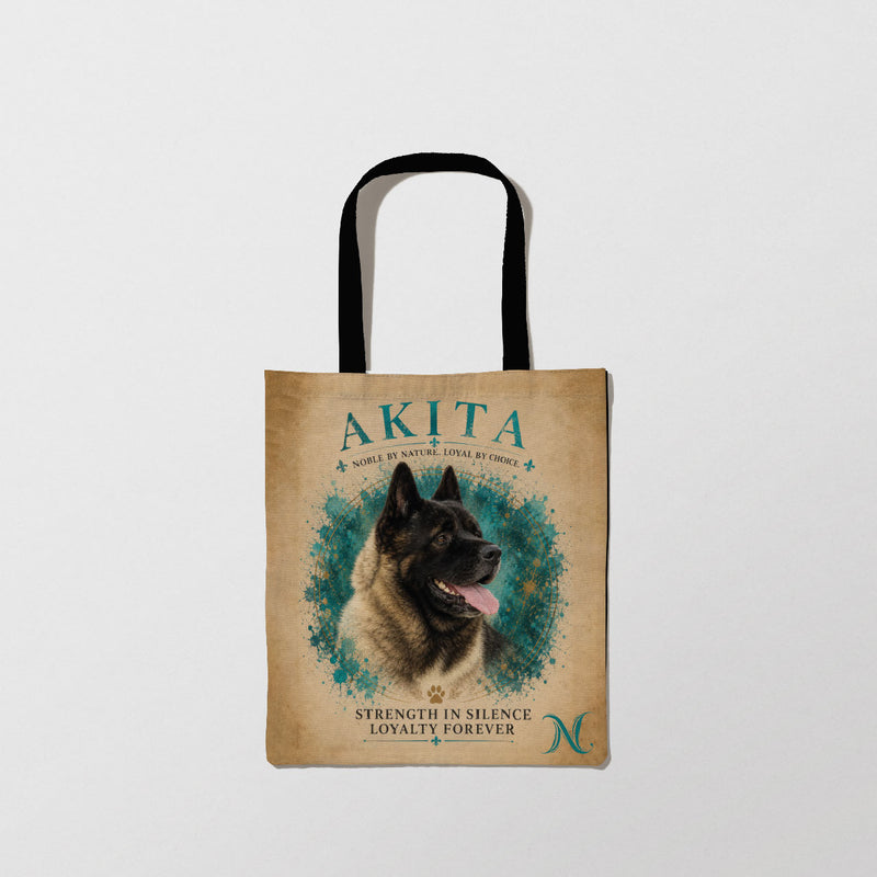 Liz’N Bibi Sacoșă full print American Akita Russo
