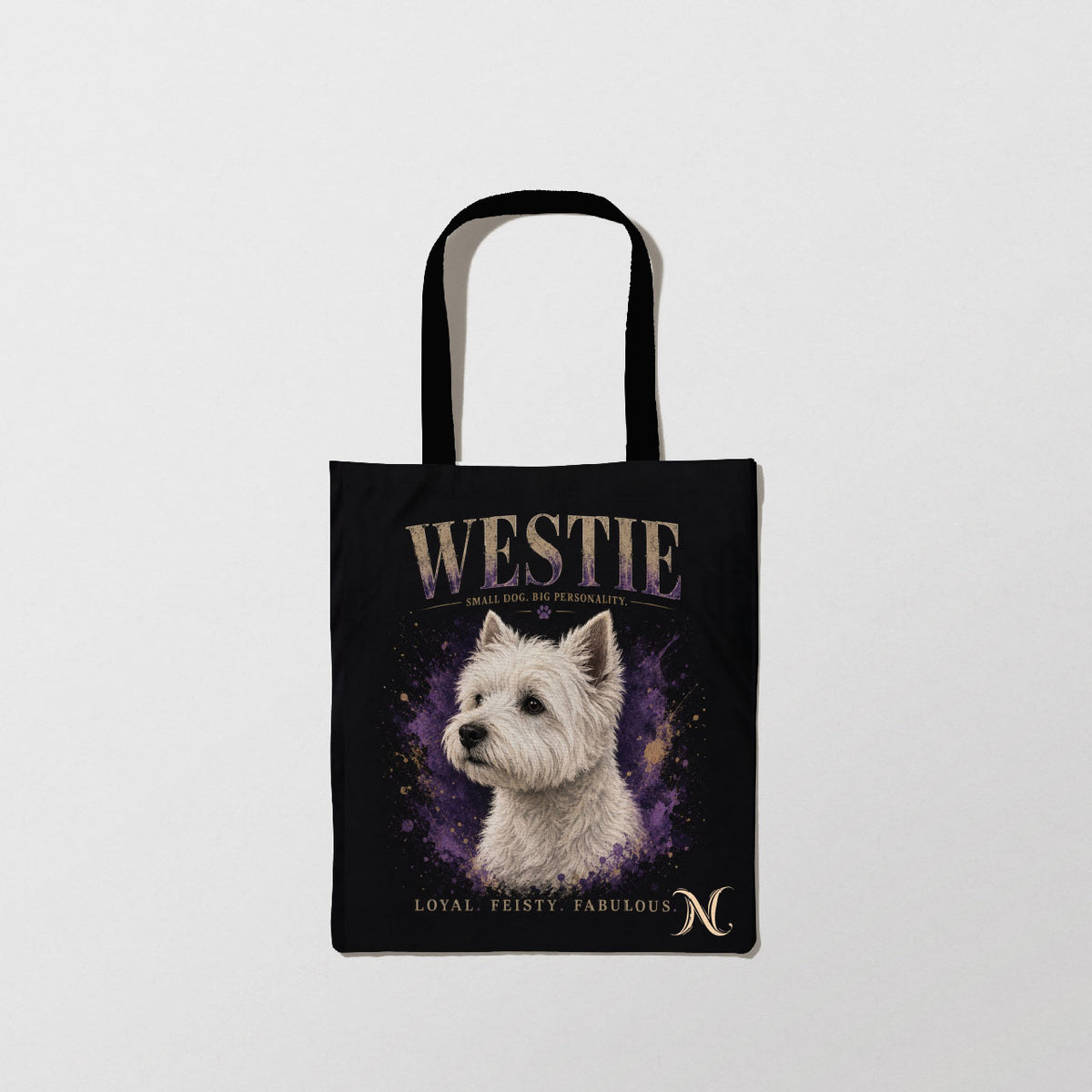 Liz’N Bibi Sacoșă full print Westie