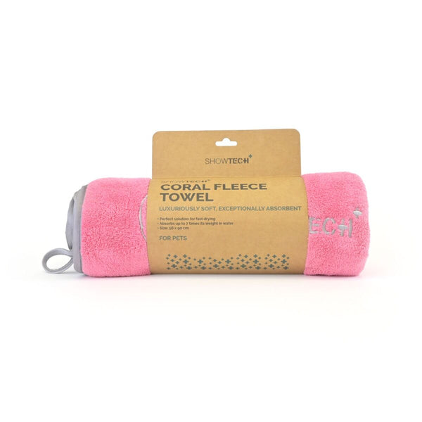 Show Tech prosop Coral Fleece Candy Pink 56x90cm