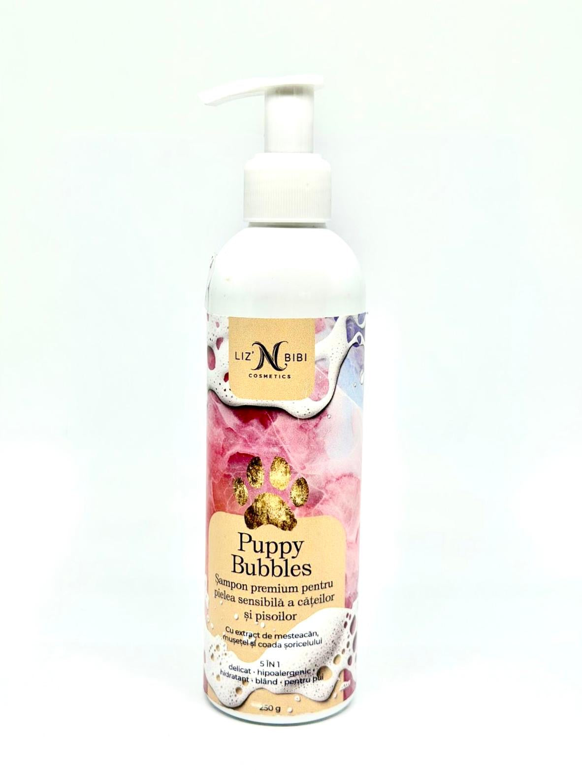 Liz'N Bibi Puppy Bubbles Sampon pentru pui de câine și pisica 250ml - Bubblegum