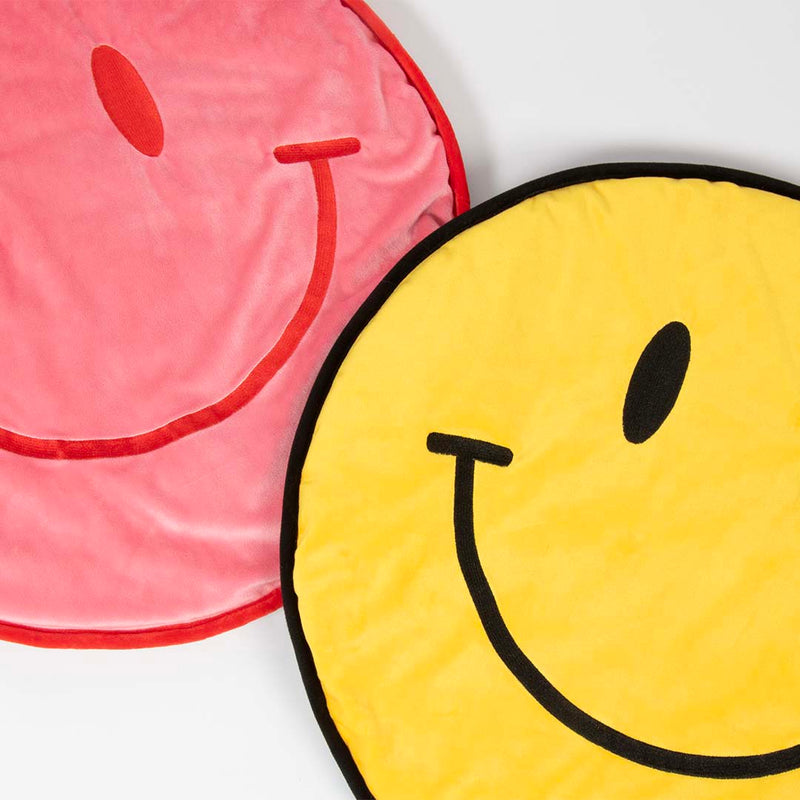 Covoras pisici Smiley 60x60x0.8cm Roz