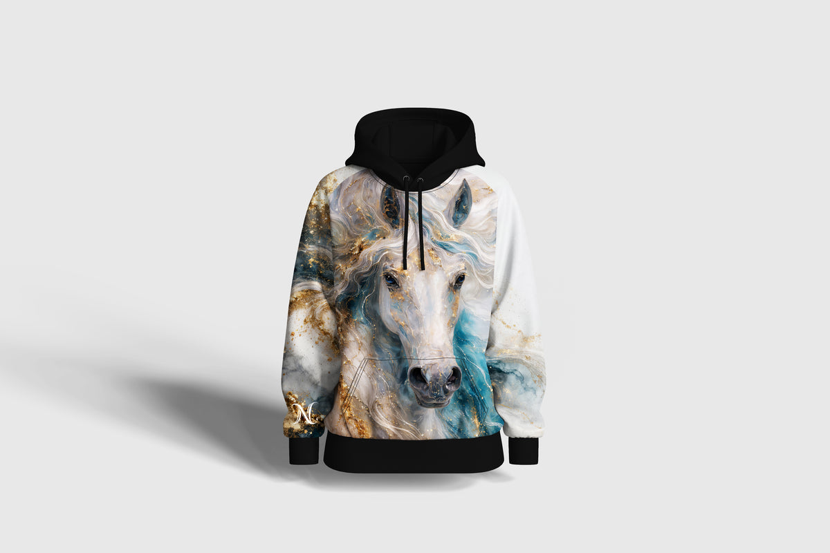 Liz'N Bibi Hanorac full Print Marble Horse
