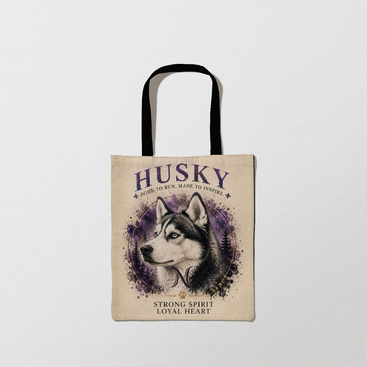 Liz’N Bibi Sacoșă full print Siberian Husky