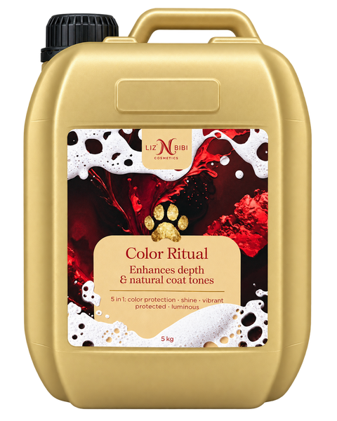 Liz'N Bibi Color Ritual sampon pentru blana alba si intensificarea culorii 5L - miros Mango