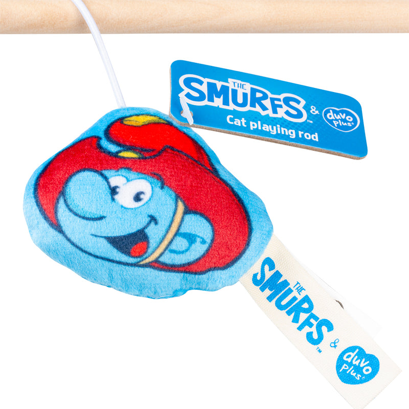 Jucarie pisici undita Smurfs cu magnet