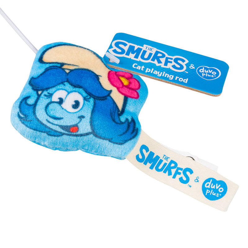 Jucarie pisici undita Smurfs cu magnet