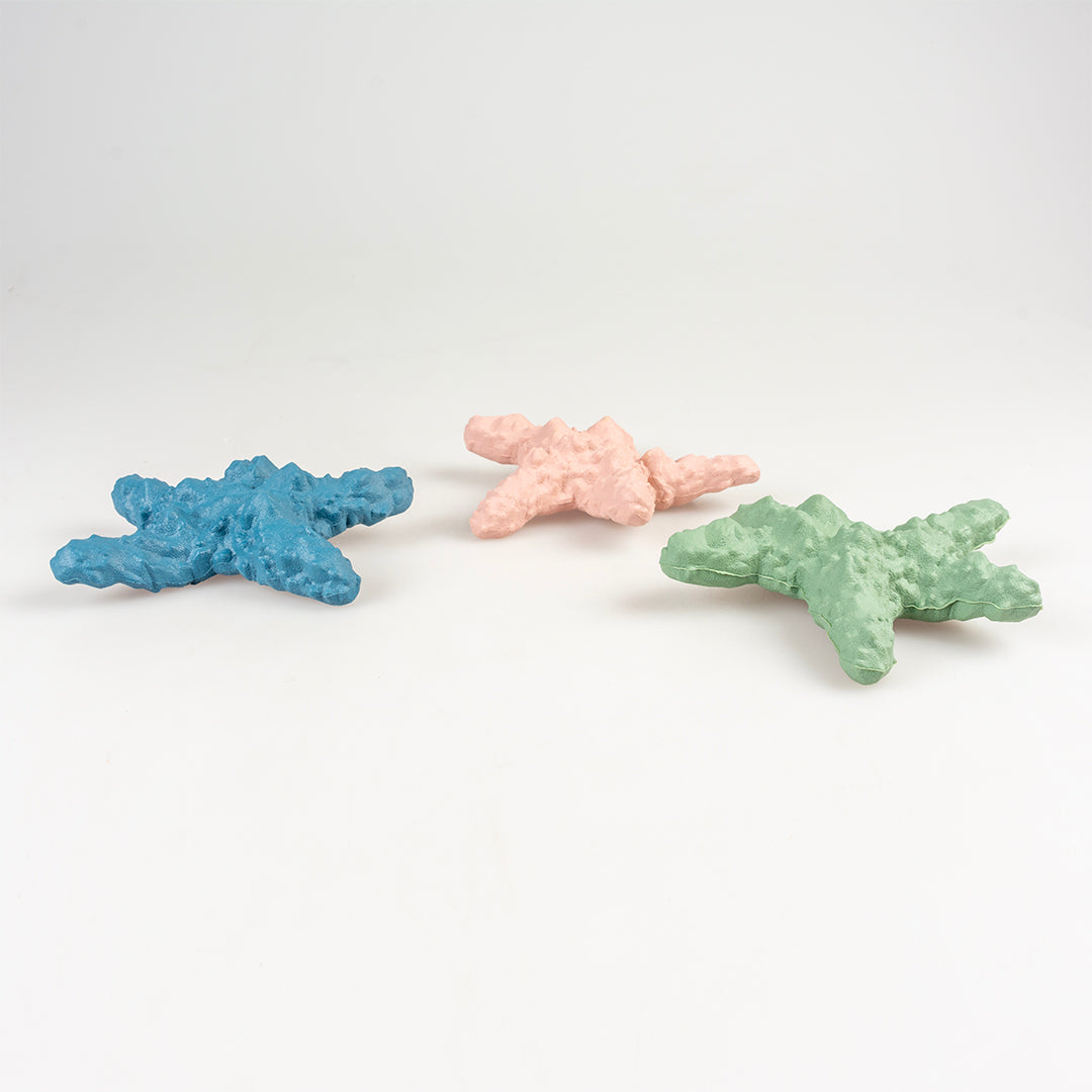 Jucarie Caini Stea de Mare cauciuc eco 15.2x15x4.8cm albastru