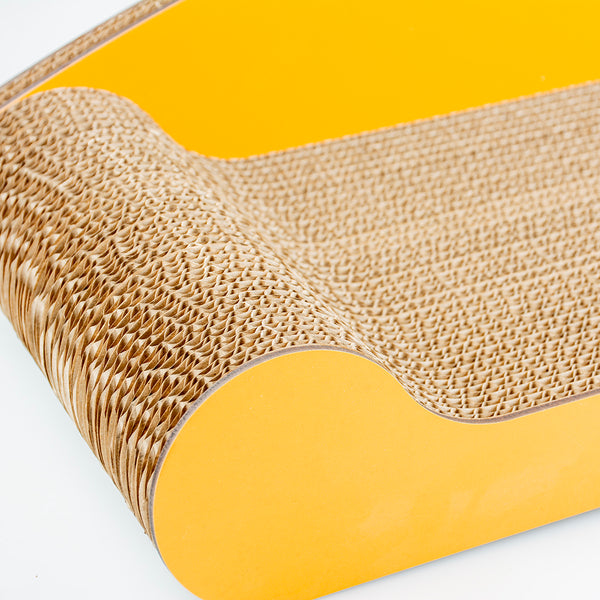 Placa Lolo Lounger pentru ascutit ghearele 59x21x14cm portocalie