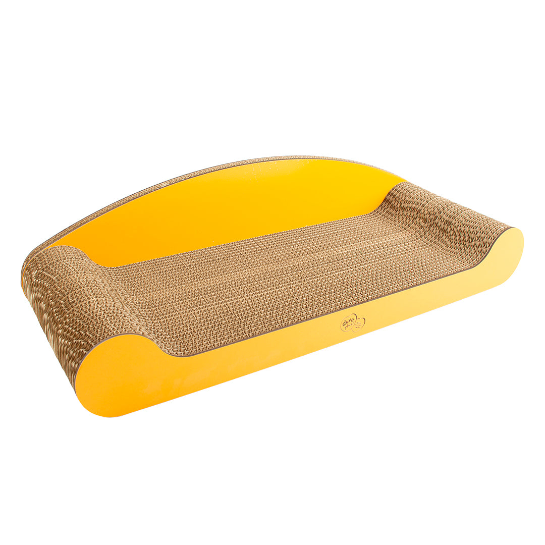 Placa Lolo Lounger pentru ascutit ghearele 59x21x14cm portocalie