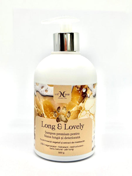 Liz'N Bibi Șampon Long&Lovely pentru câini și pisici cu blană lungă 500ml