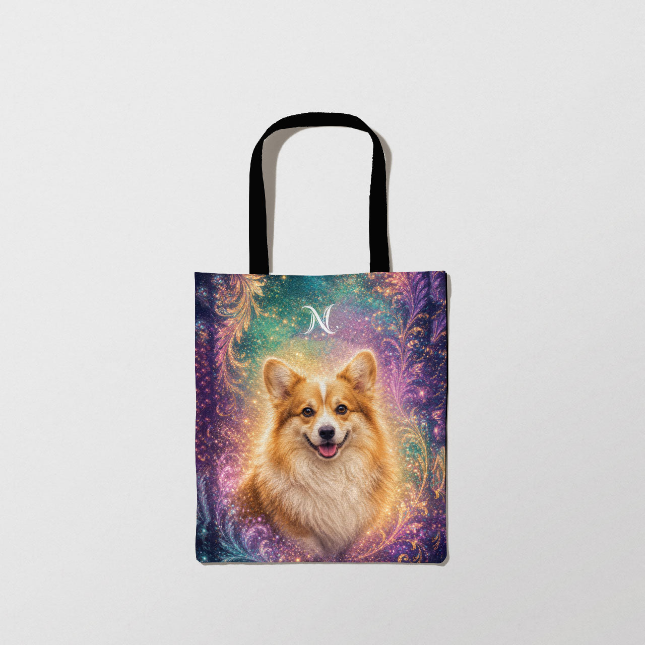 Liz’N Bibi Sacoșă full print Rainbow Corgi