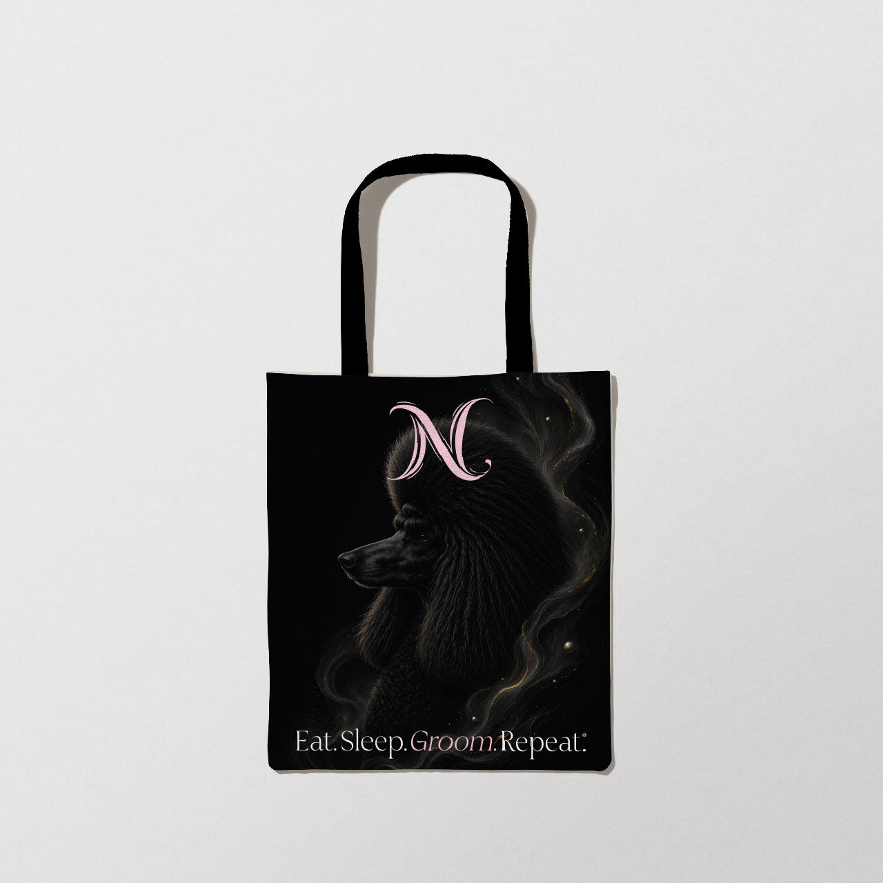 Liz’N Bibi Sacoșă full print Black Poodle