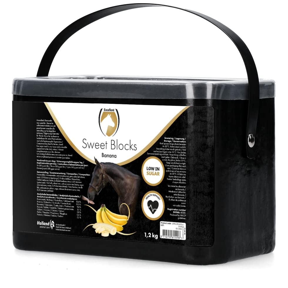 Recompense pentru cai Sweet Blocks Banana 1,2 kg