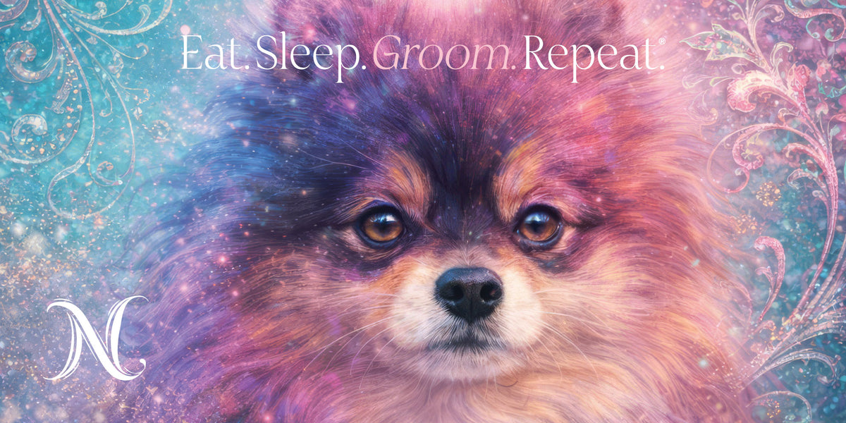 Liz'N Bibi Table mat 75x35 cm / Mousepad Pomeranian