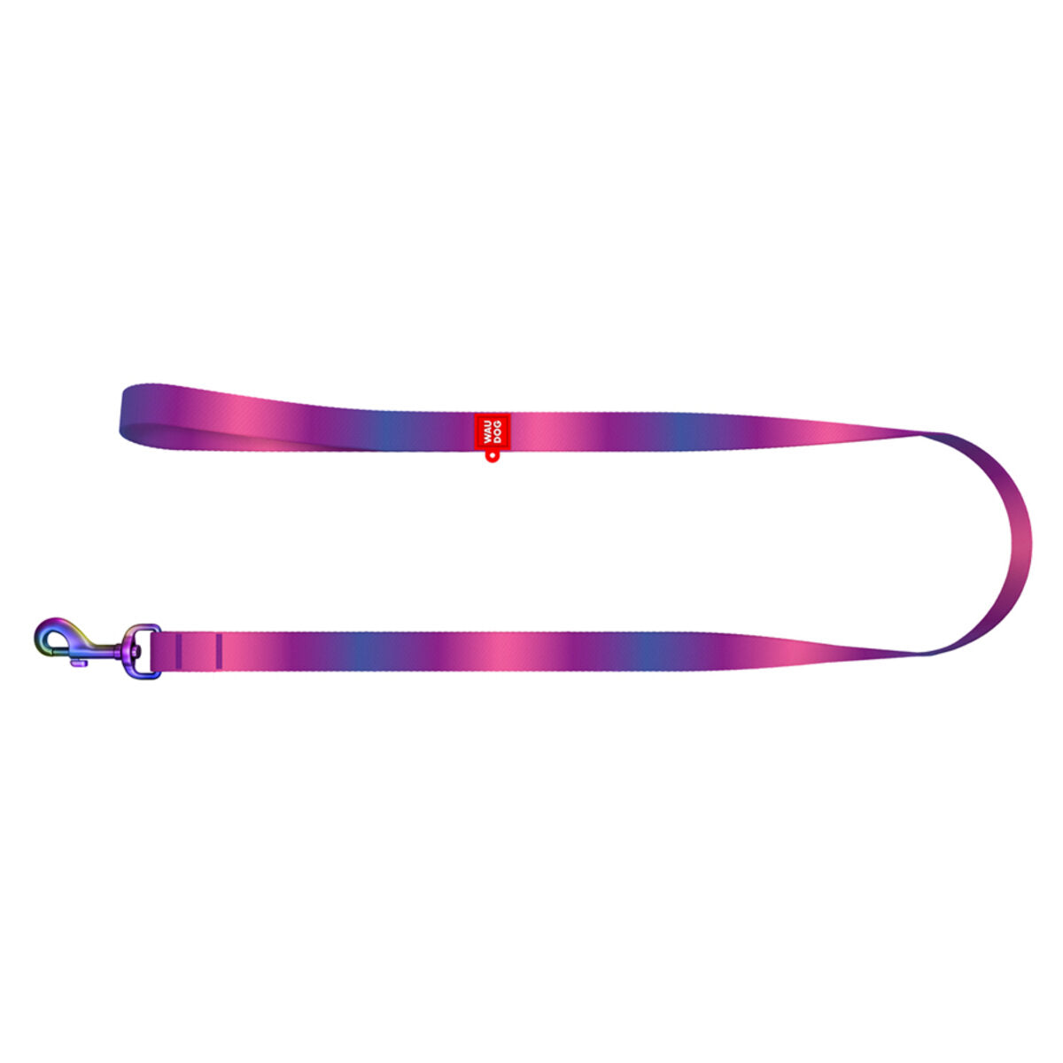 Waudog Lesa nylon reciclat, gradient mov
