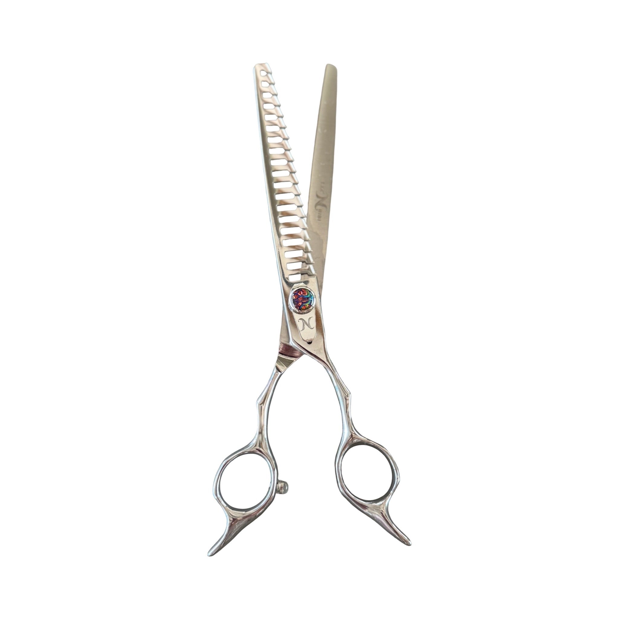 LIZ'N BIBI Foarfeca  Chunker Drept cu microdinti 7.5” - Aurorae