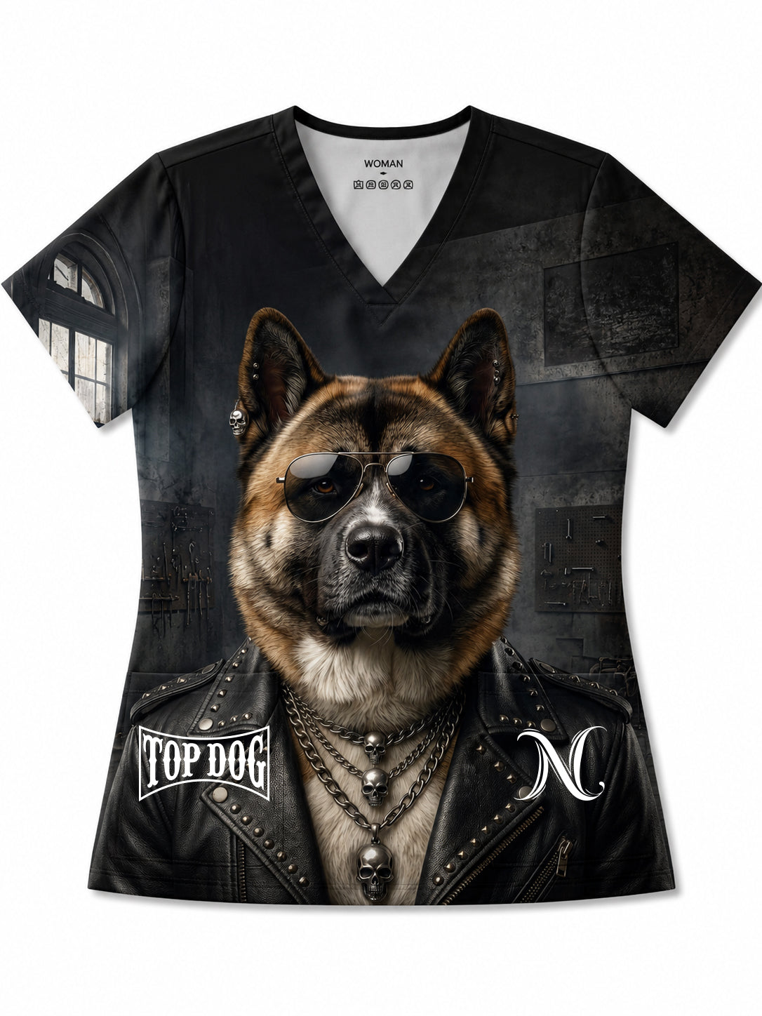 Liz'N Bibi Halat/Tricou Top Dog American Akita