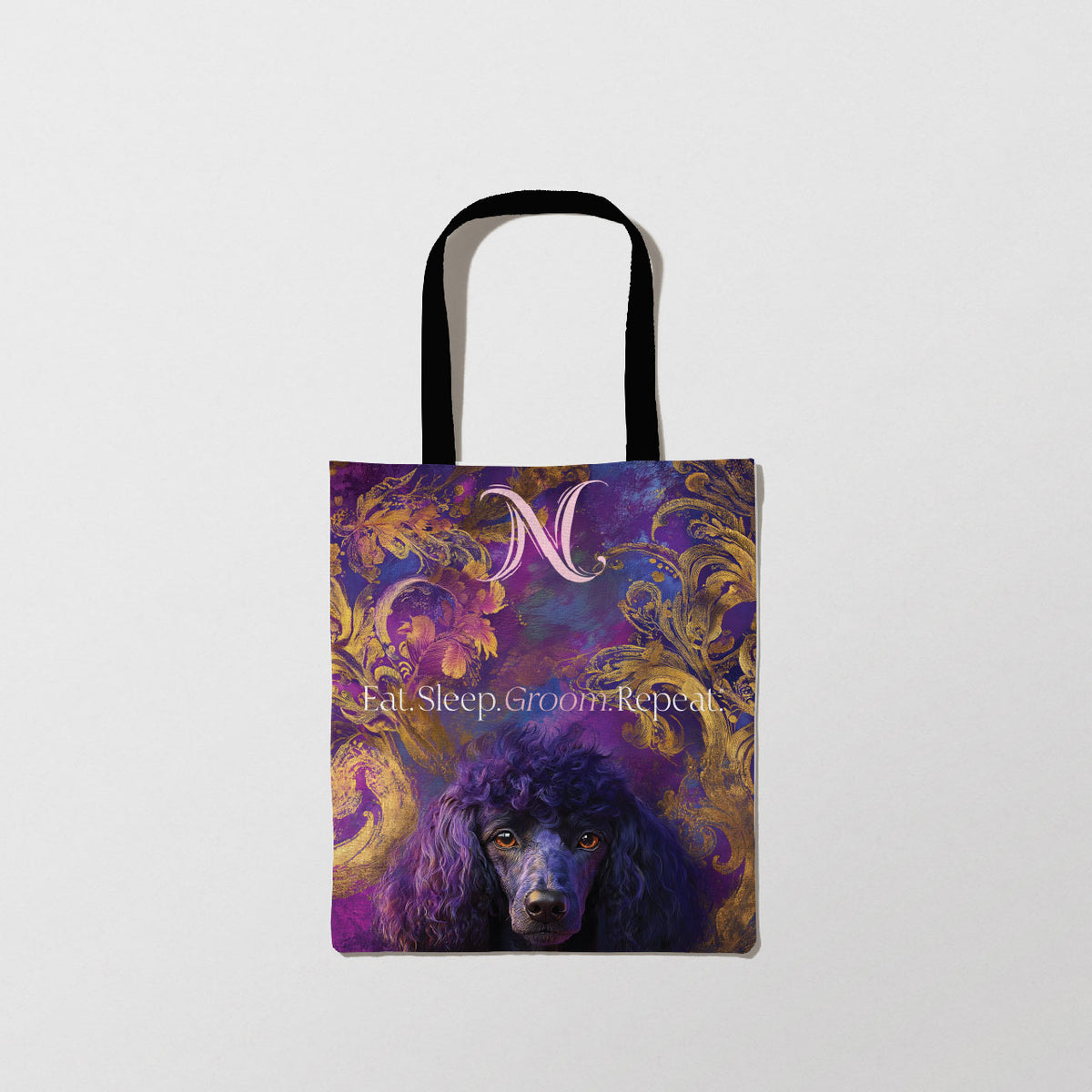 Liz’N Bibi Sacoșă full print Purple Poodle