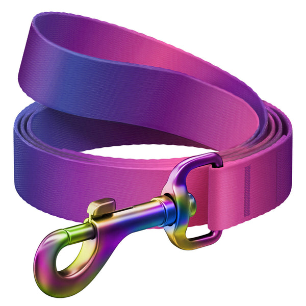 Waudog Lesa nylon reciclat, gradient mov