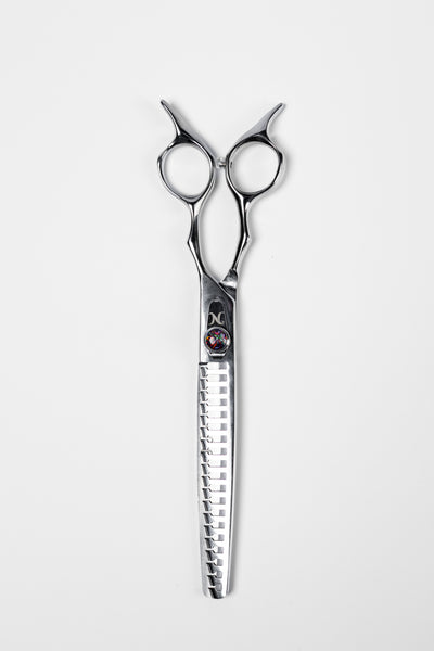 LIZ'N BIBI Foarfeca  Chunker Drept cu microdinti 7.5” - Aurorae