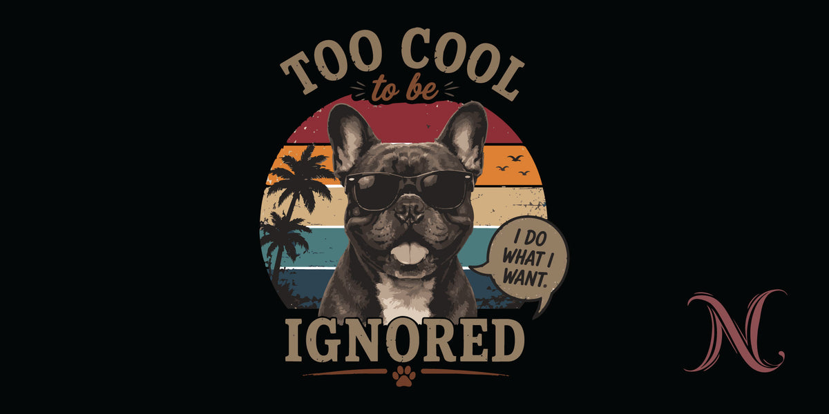 Liz'N Bibi Table mat 75x35 cm / Mousepad Too Cool To Be Ignored
