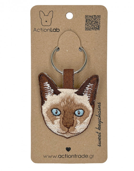 Breloc Action Siamese Cat