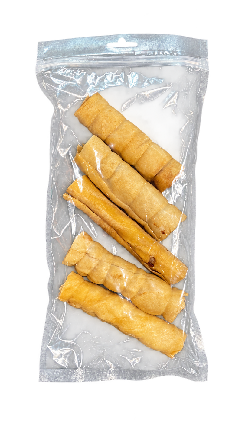 Recompensa din piele de miel rulată 15cm - 5buc
