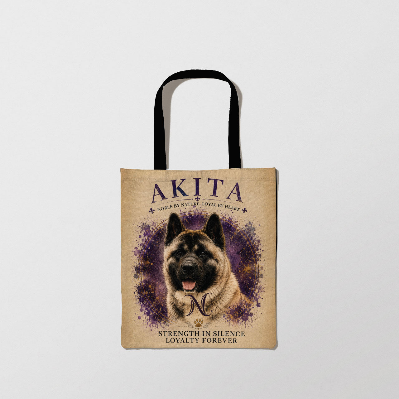 Liz’N Bibi Sacoșă full print American Akita 1
