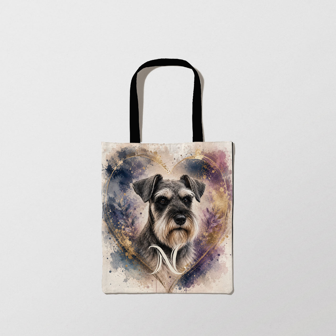 Liz’N Bibi Sacoșă full print Schnauzer Salt&Pepper