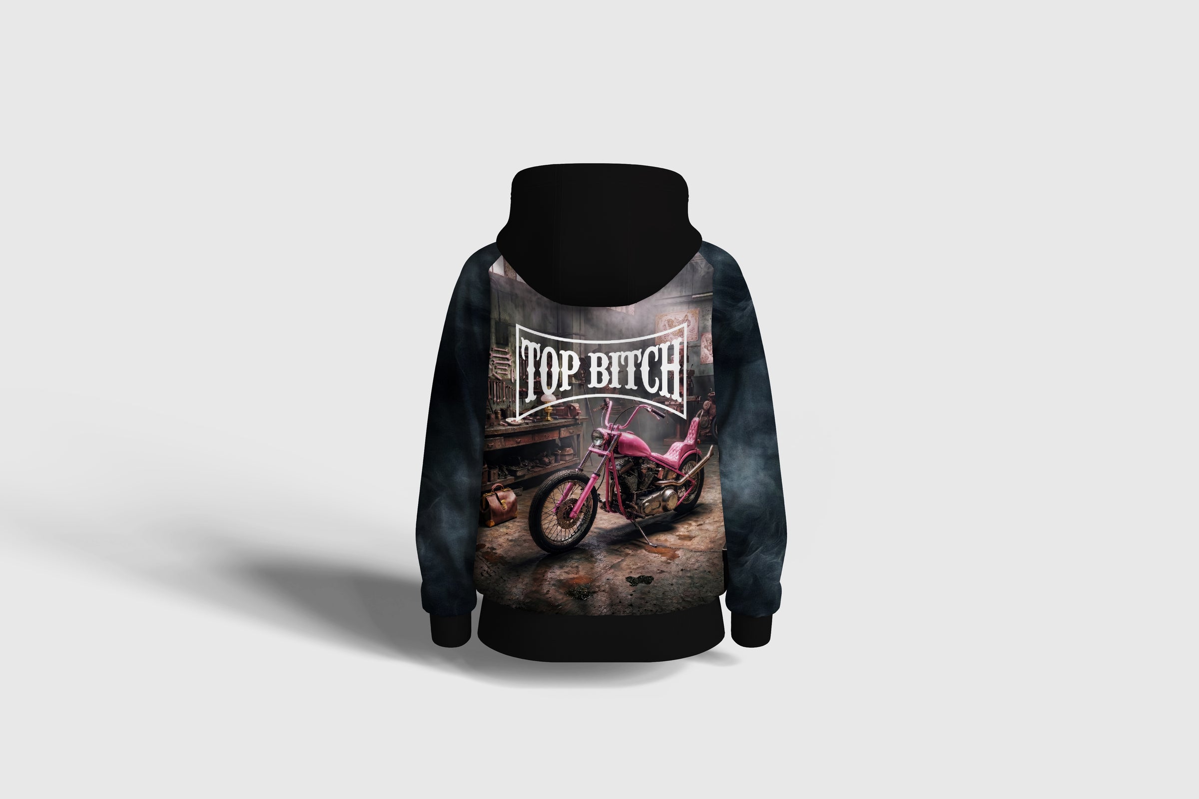 Liz'N Bibi Hanorac full Print Top Bitch American Akita