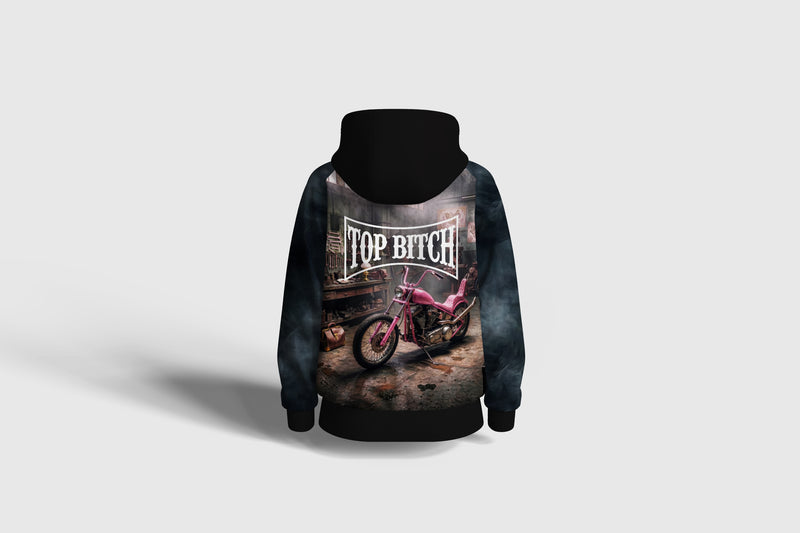 Liz'N Bibi Hanorac full Print Top Bitch American Akita