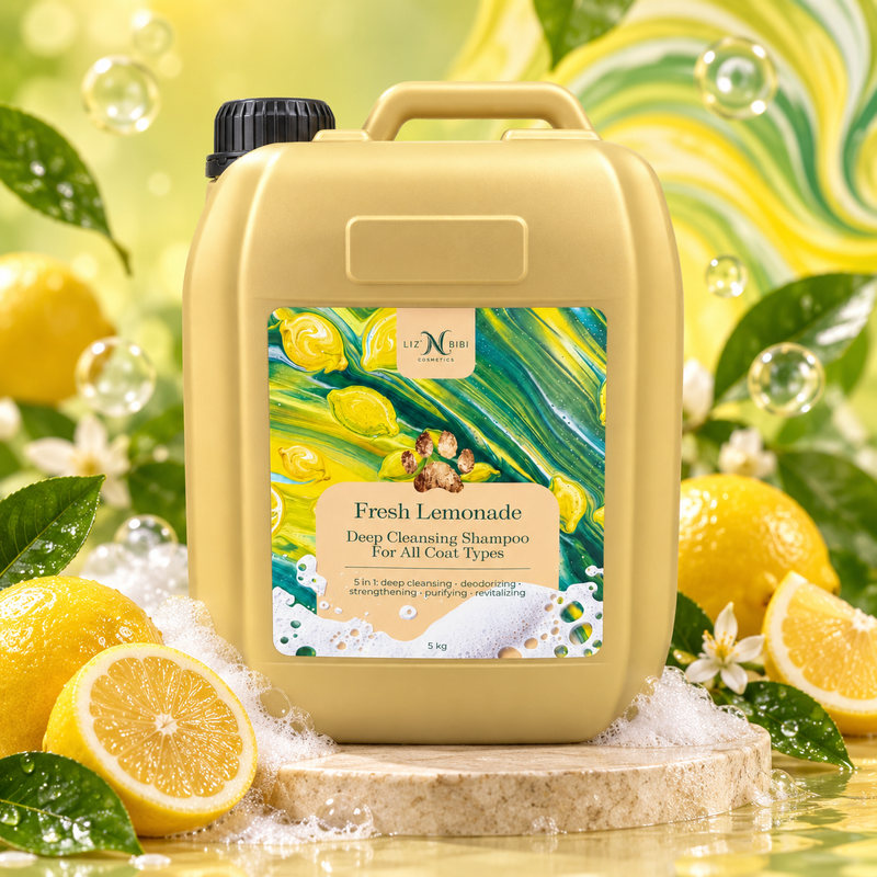 Liz'N Bibi Șampon Fresh Lemonade pentru curățare profundă 5L