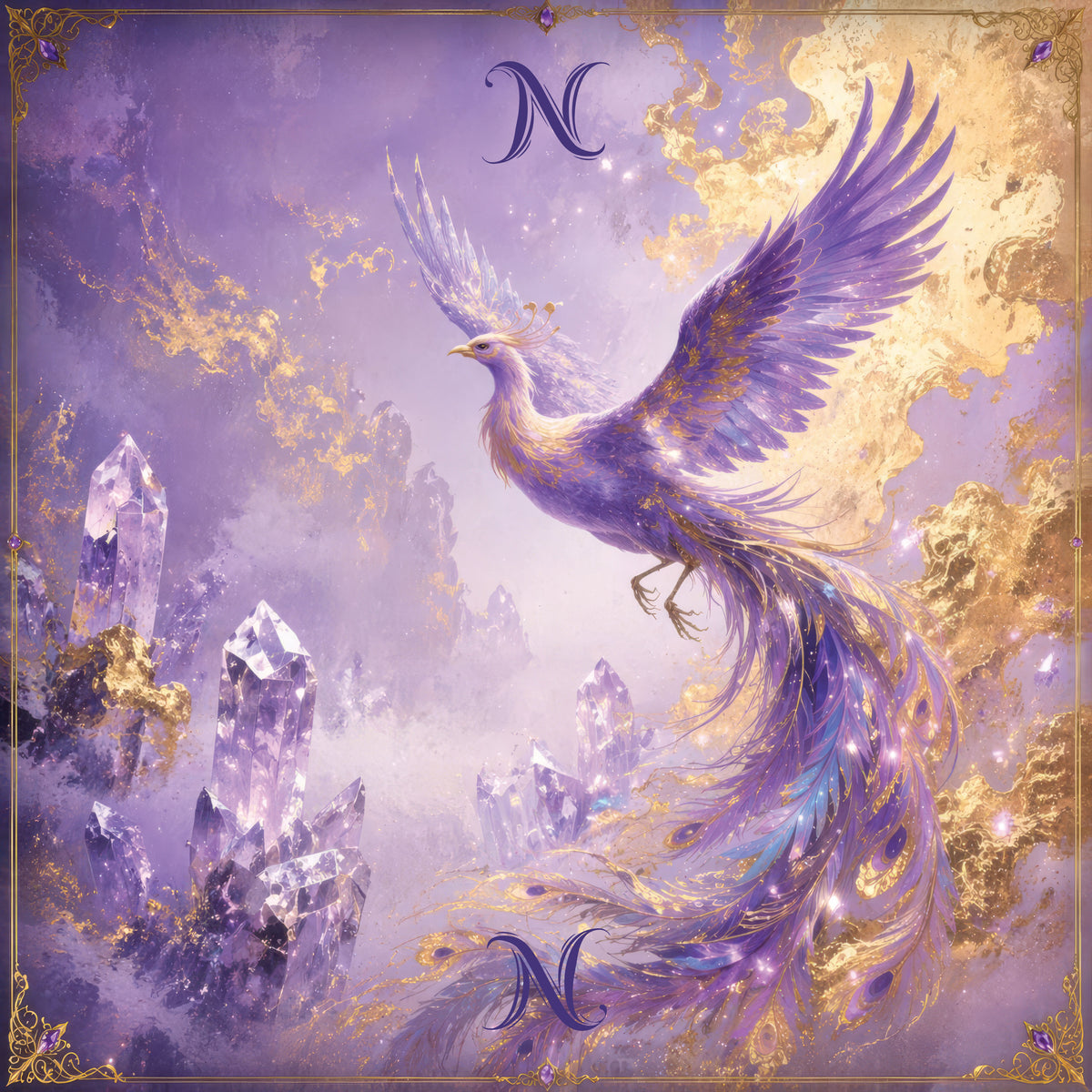 Liz'N Bibi Fată de masă 145x145 cm Phoenix Glow
