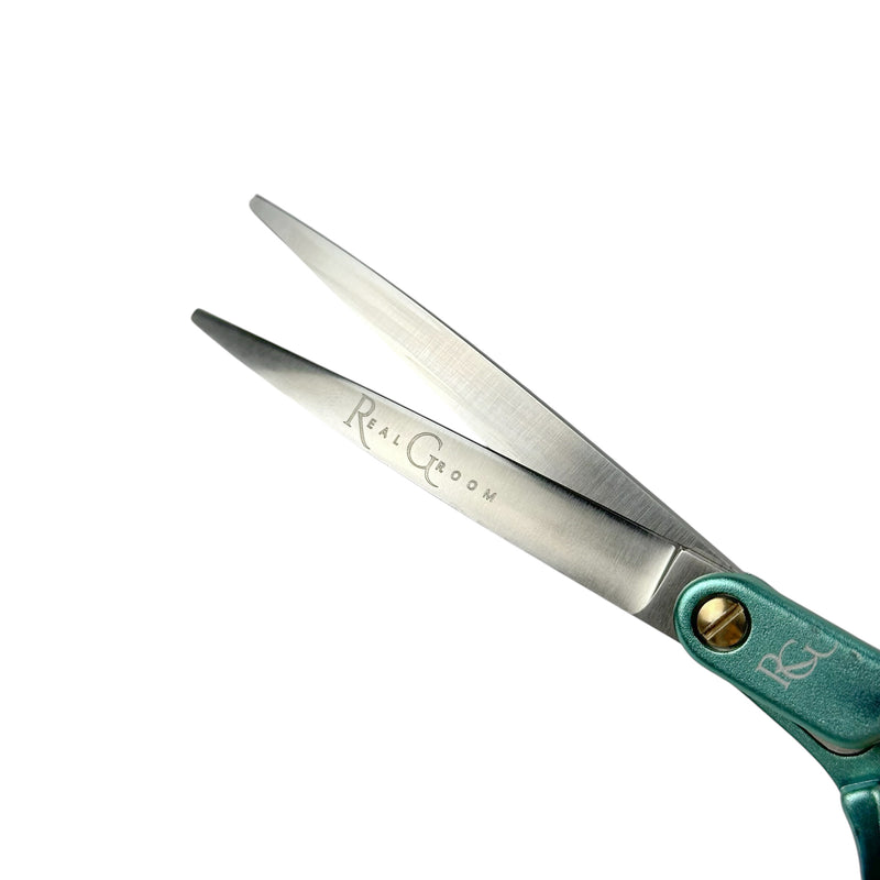Foarfeca Curba Paris Verde 6.5" Real Groom