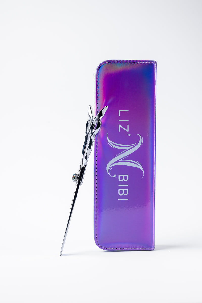 LIZ'N BIBI Foarfeca  Chunker Drept cu microdinti 7.5” - Aurorae