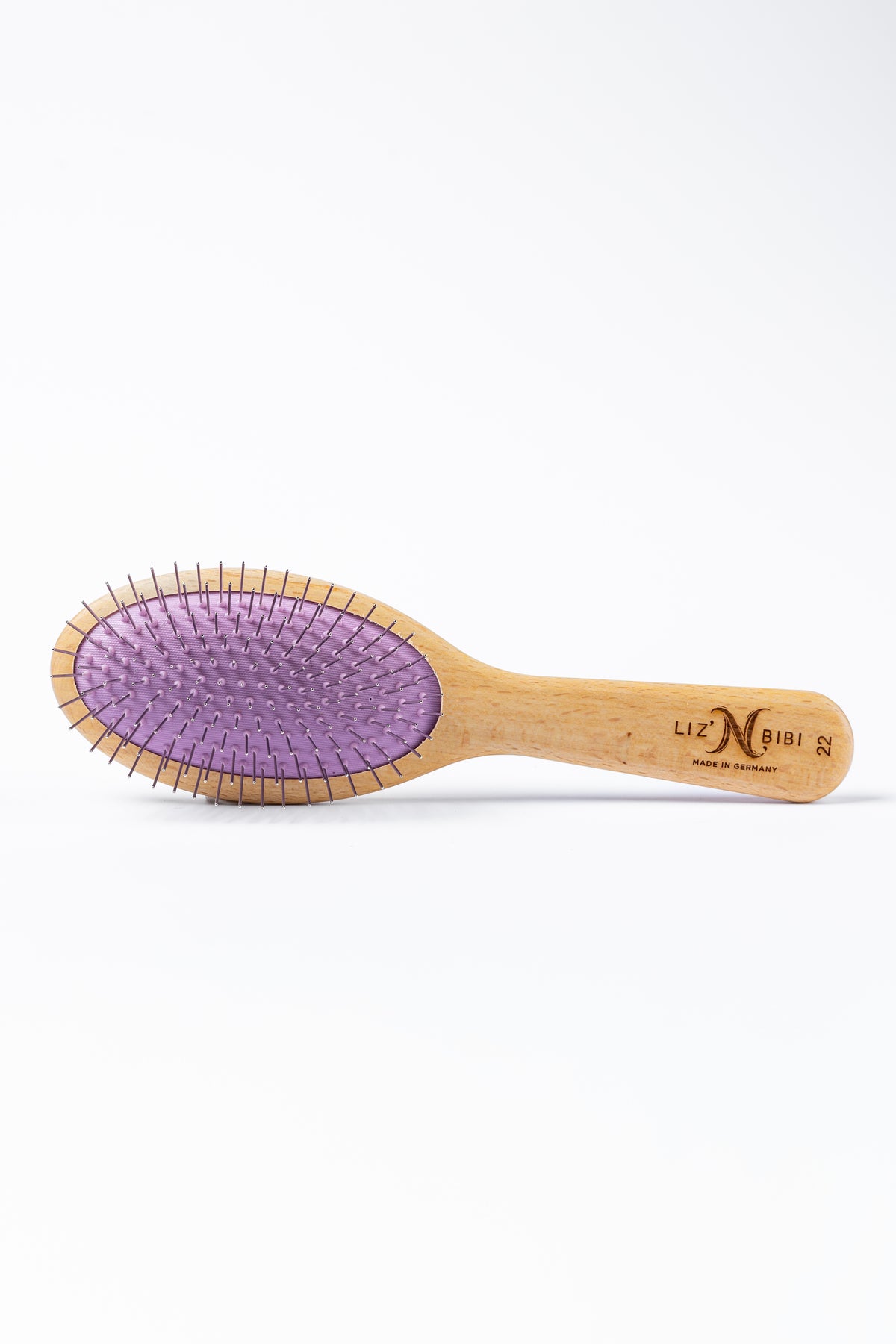 LIZ'N BIBI Perie pentru Caini  Pin Ovala Mov Soft