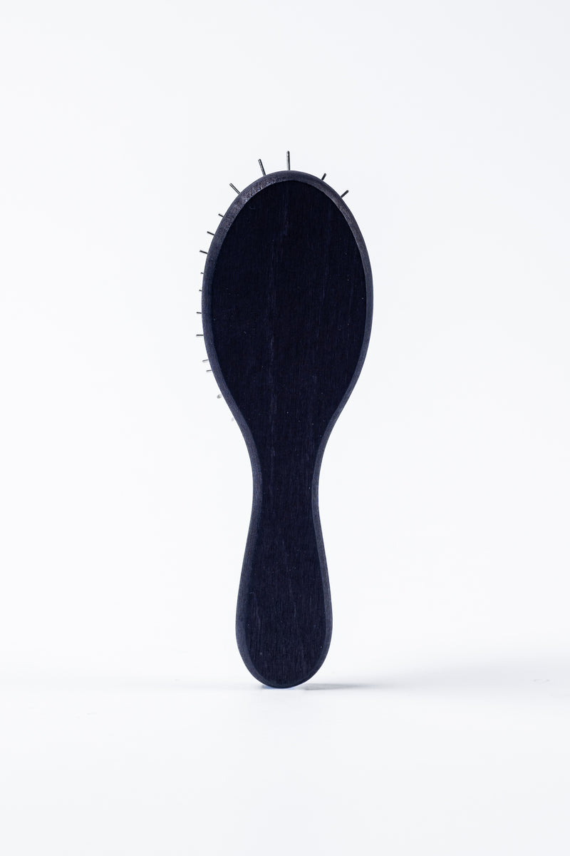 LIZ’N BIBI Perie Mini din Lemn de Fag Negru