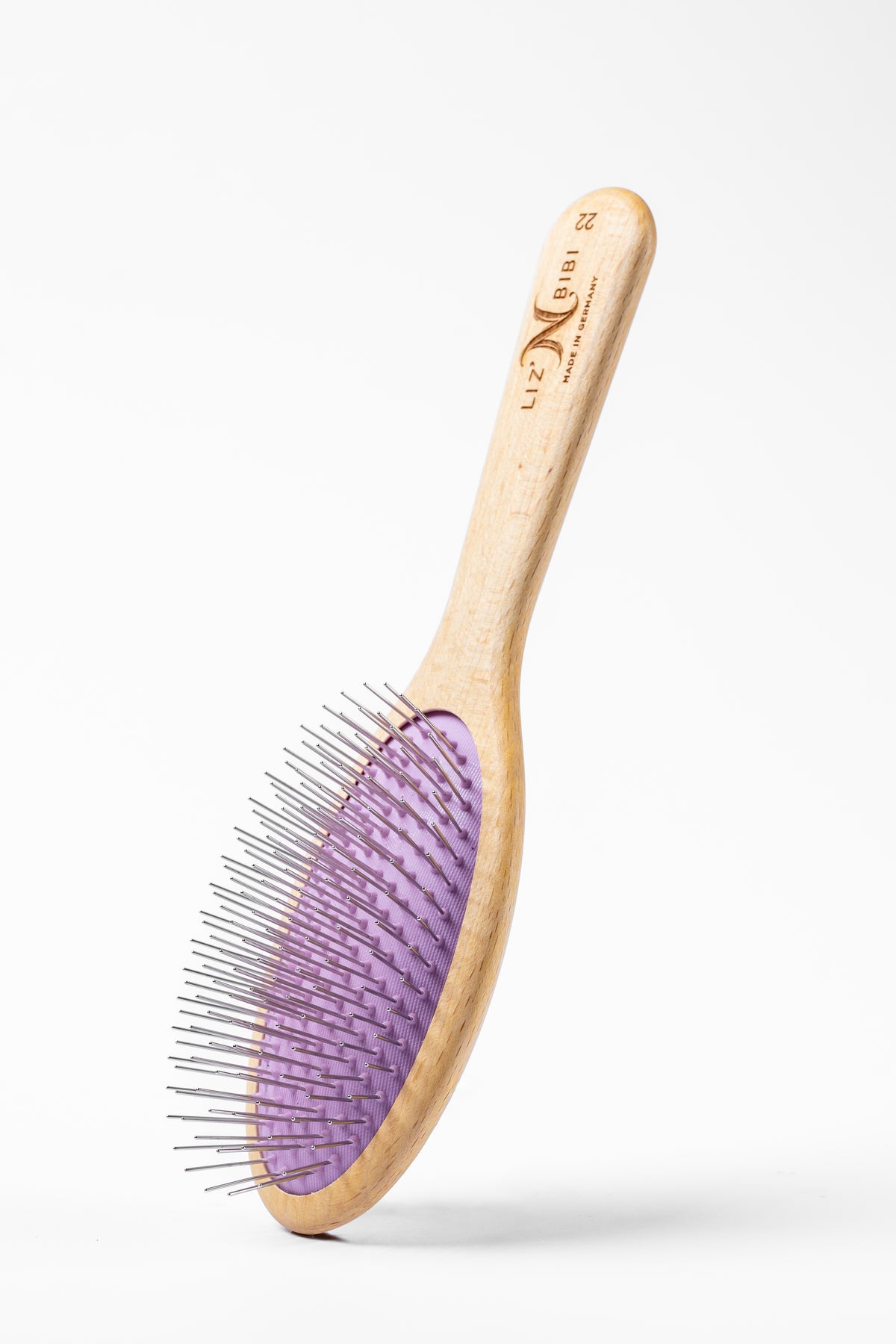 LIZ'N BIBI Perie pentru Caini  Pin Ovala Mov Soft