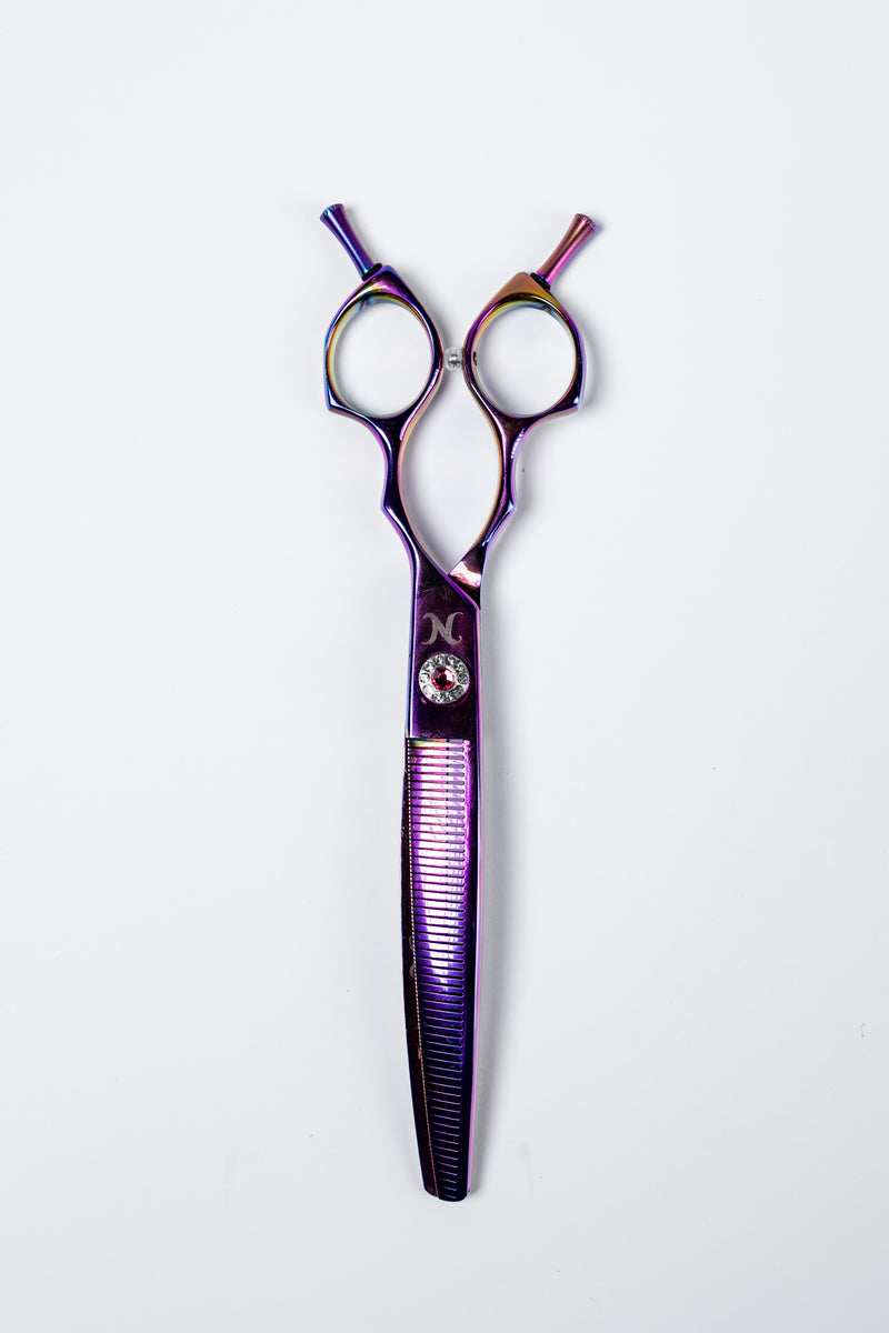 LIZ'N BIBI Foarfeca  Blender Curb 7.25” Mov - Lazuria