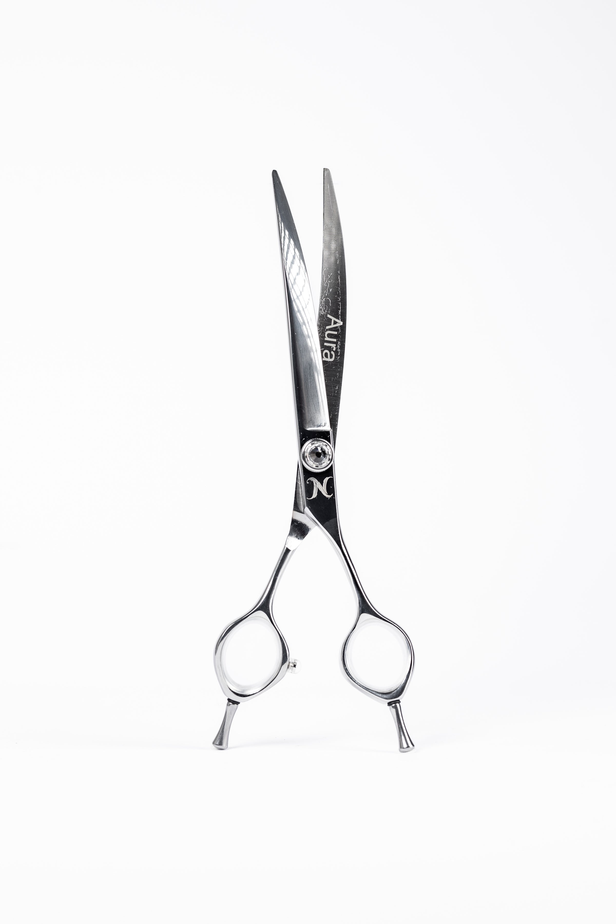 LIZ'N BIBI Foarfeca Extra Curba cu microdinti 7.5" Aura