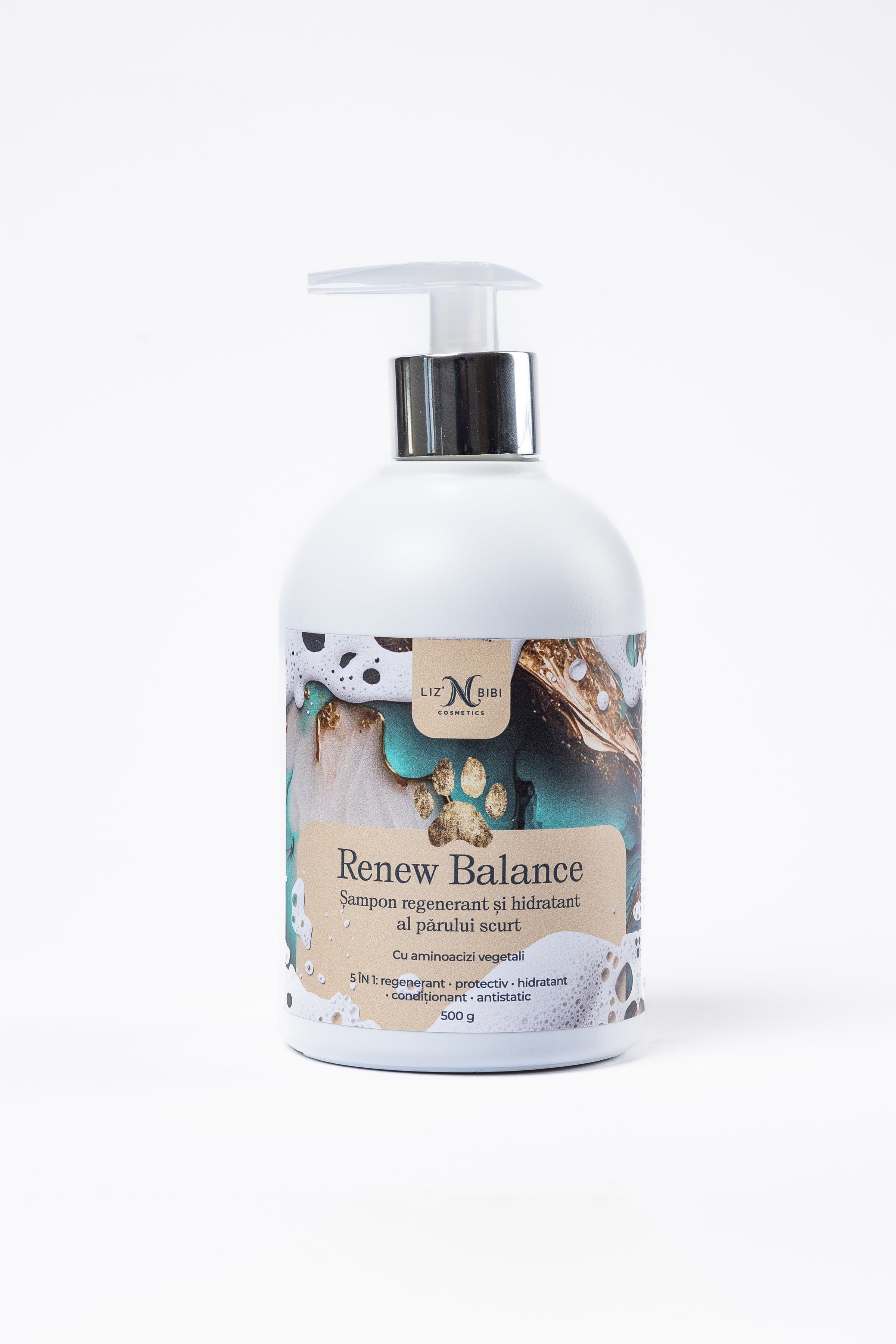 Liz'N Bibi Renew balance Sampon regenerare si hidratare pentru par scurt 500ml